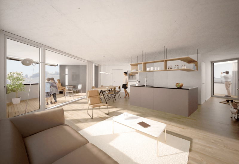 High-quality owner-occupied apartments in the Sense district (3)