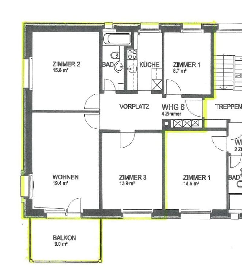 4-Bedroom Apartment near Lake Shore (2)
