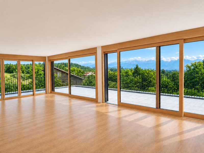 Appartement d'attique exclusif avec vue imprenable sur le lac de Zurich (2)