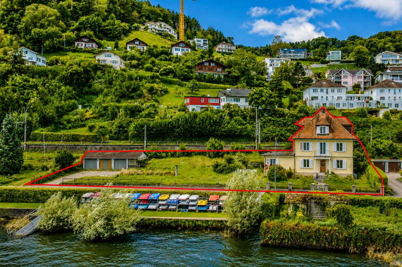 Progetto edificabile approvato per tre case unifamiliari, con vista sul lago (3)