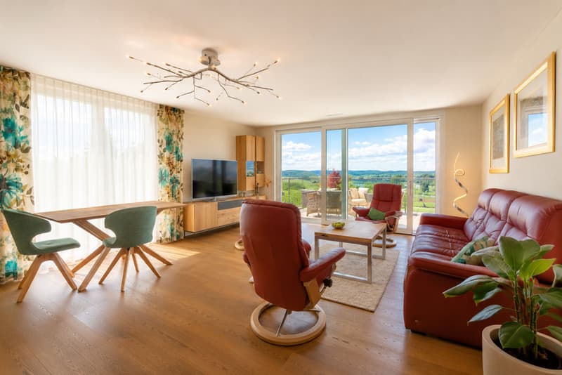 Appartamento attico esclusivo con terrazza panoramica e vista lago (5)