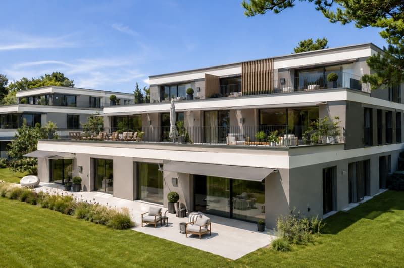 Appartamento attico esclusivo con terrazza panoramica e vista lago (13)