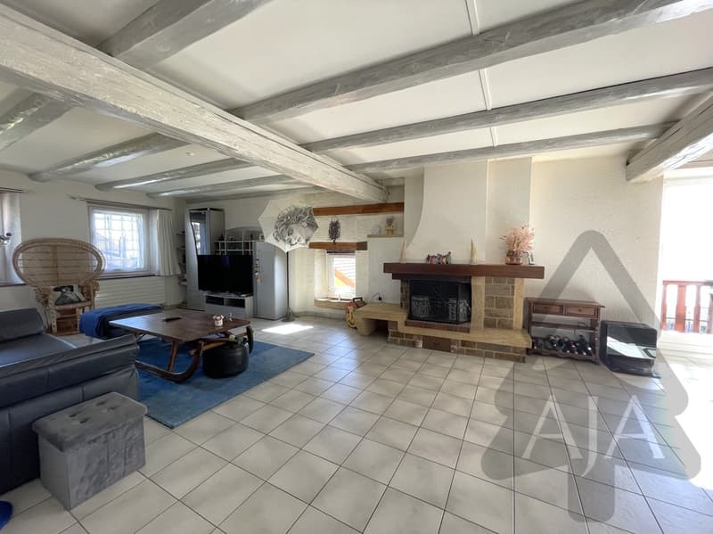 St-Aubin-Sauges, spacieux appartement de 4,5 pièces (121 m2) avec jardin privatif (53 m2), garage (3)