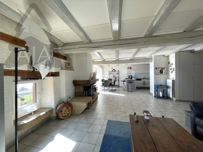 St-Aubin-Sauges, spacieux appartement de 4,5 pièces (121 m2) avec jardin privatif (53 m2), garage (4)