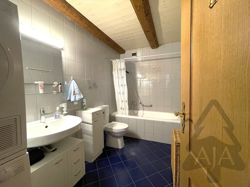 St-Aubin-Sauges, spacieux appartement de 4,5 pièces (121 m2) avec jardin privatif (53 m2), garage (13)