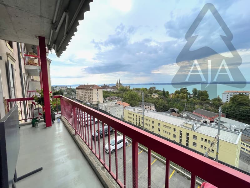 Neuchâtel, spacieux appartement de 3,5 pièces (109 m2) avec balcon et garage individuel (2)