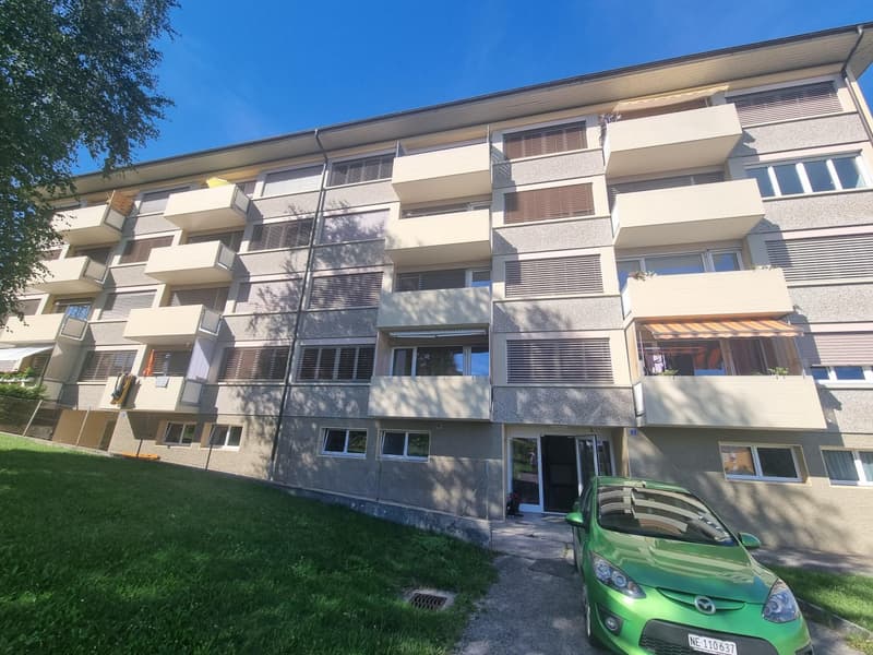 Bâtiment Appartement de 3 pièces, 73 m2, à Les Geneveys-sur-Coffrane