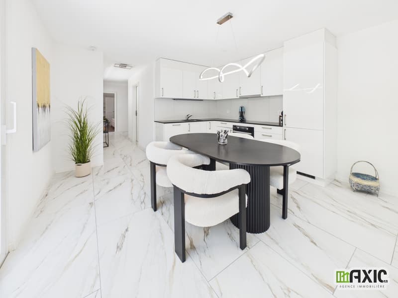 À LOUER - Nouveau 2.5 pièces au rez avec grande terrasse privative. (5)