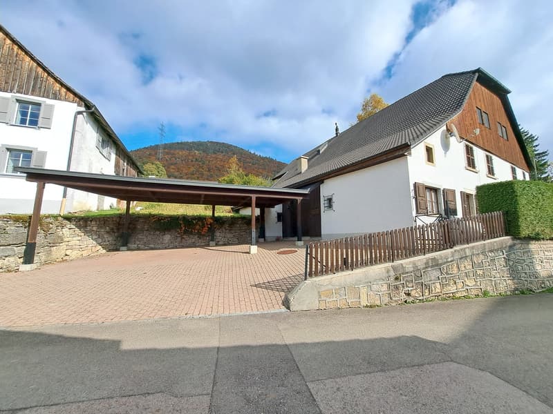BIEN IMMOBILIER EXCEPTIONNEL - Grandiose maison villageoise de 2 appart. sur une grande parcelle (3)