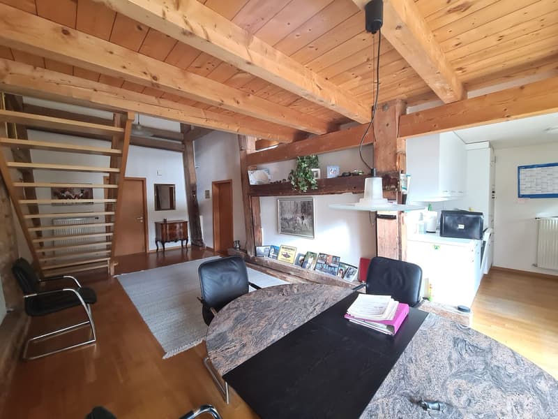 BIEN IMMOBILIER EXCEPTIONNEL - Grandiose maison villageoise de 2 appart. sur une grande parcelle (17)
