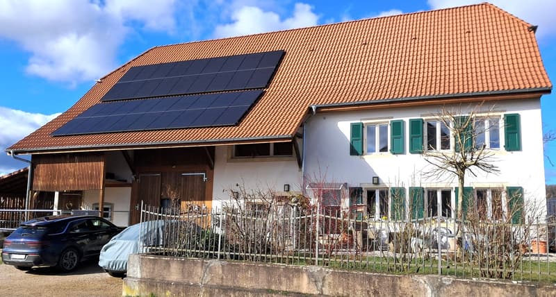 Offre exceptionnelle et très rare - Magnifique ferme villageoise totalement rénovée sur 4'385 m² (2)