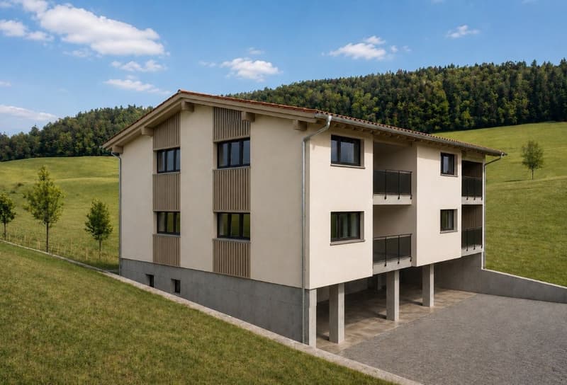 Appartement neuf de 3.5 pièces avec balcon à Develier (2)