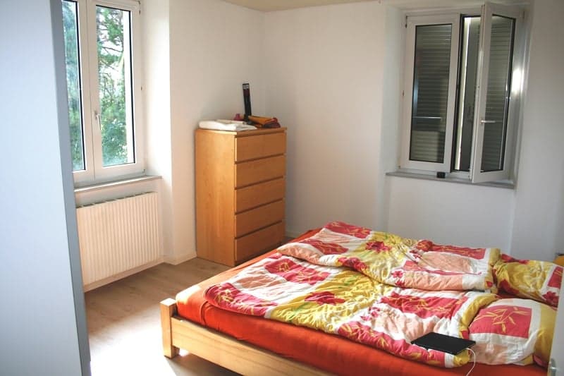 A louer charmant appartement de 3,5 pièces au rez-de-chaussée d'un petit immeuble (4)