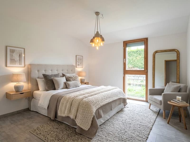 Jolie villa idéalement bien située et au calme avec un bon dégagement (23)