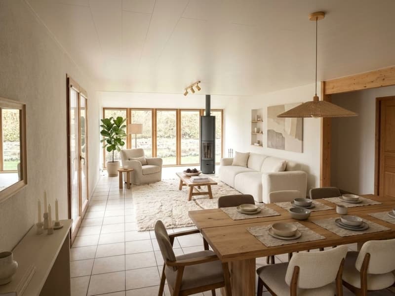 Jolie villa idéalement bien située et au calme avec un bon dégagement (19)