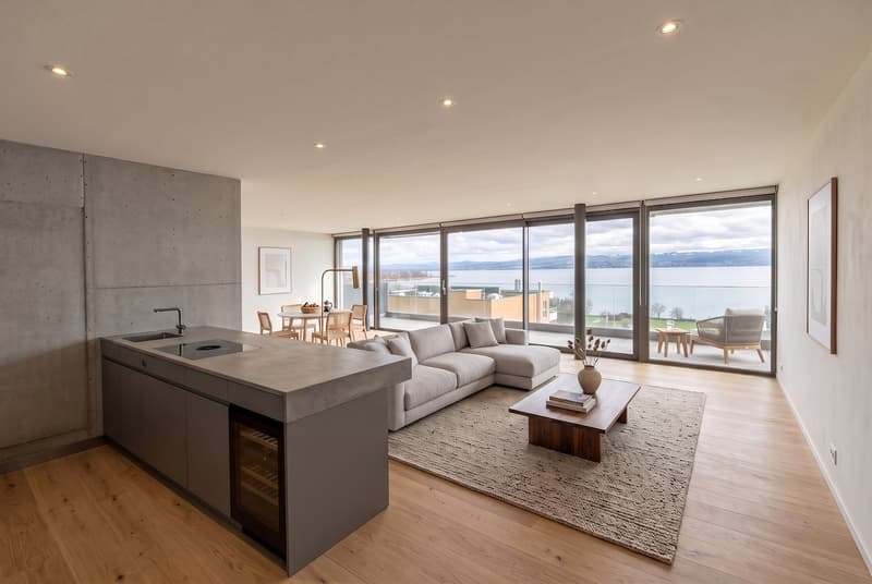 Letzte Einheit! Neues 4.5-Zimmer-Apartment - Residenz Sous-le-Château in Hauterive (1)