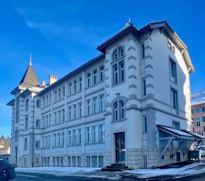 A vendre ! Très bel Immeuble mixte, avec 14 garages et 18 places de parc (1)
