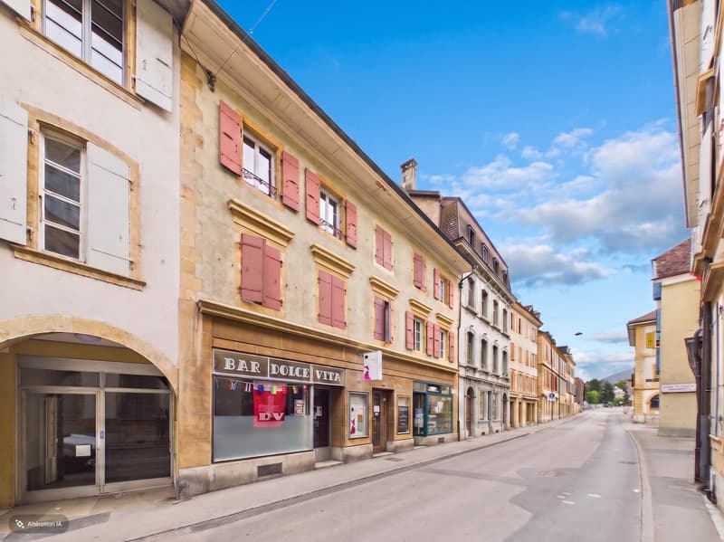 Incantevole appartamento mansardato di 3,5 locali a Colombier NE (12)