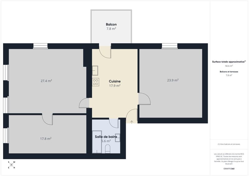 Spacieux appartement de 3.5 pièces avec balcon à Boécourt (9)