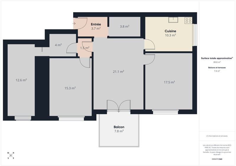 Joli appartement de 4.5 pièces avec balcon à Boécourt (14)