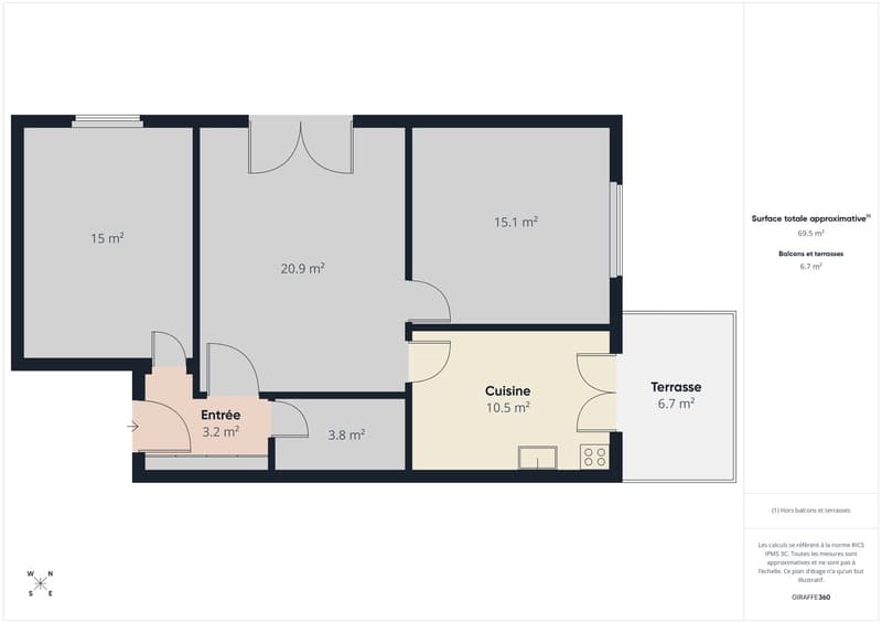 Bel appartement de 3.5 pièces avec balcon à Boécourt (13)