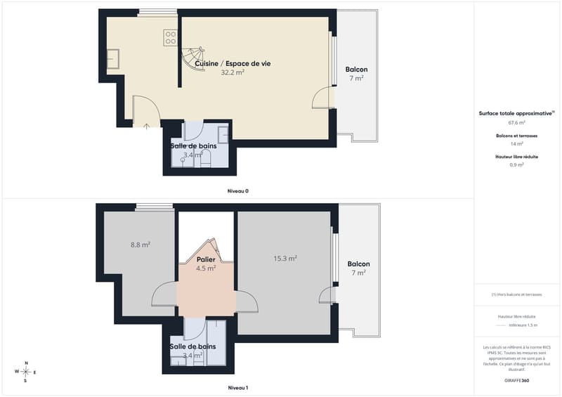 Magnifique duplex de 3.5 pièces entièrement rénové au style moderne (17)