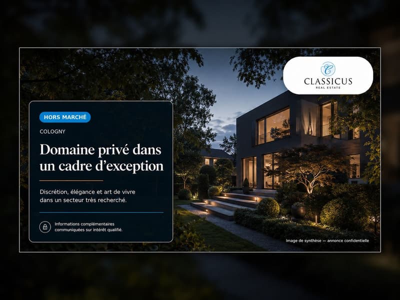 Off-market - Private, confidential estate in Cologny (1)