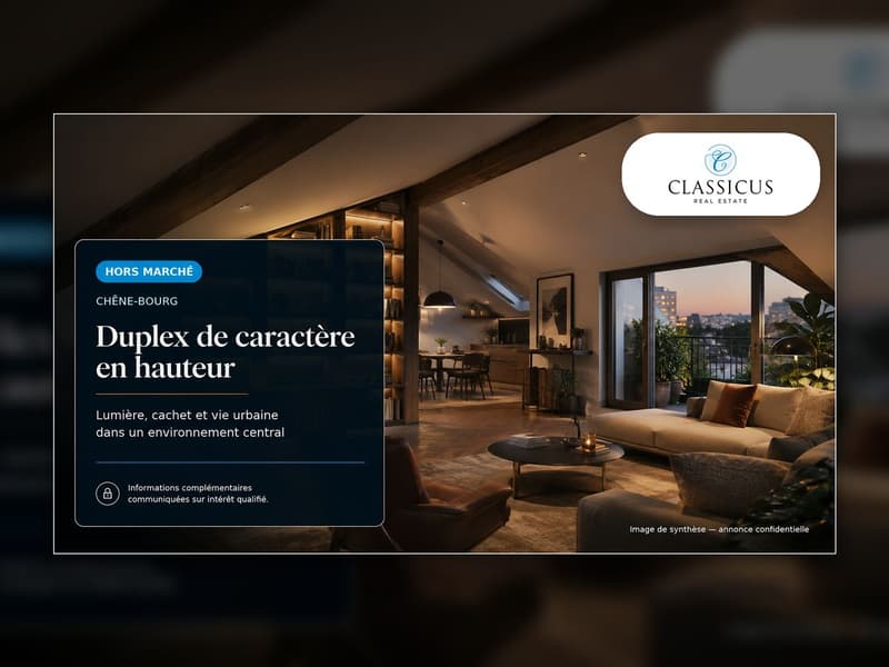 Duplex of character with balcony, attic volumes and rare charm (1)