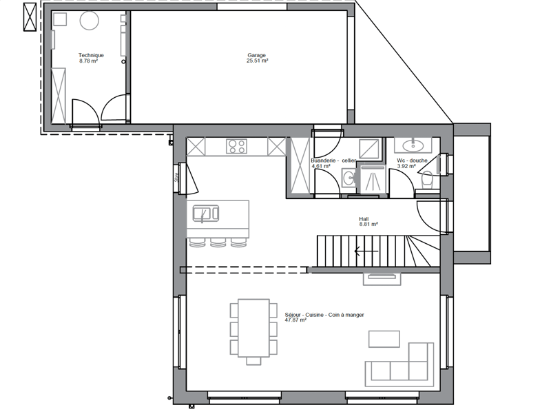Charming single-family house with 5.5 rooms in Bassecourt (18)
