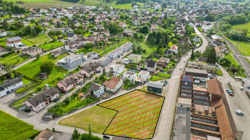 En zone mixte, terrain à bâtir de 1'749 m² à Courfaivre – Opportunité rare ! (1)