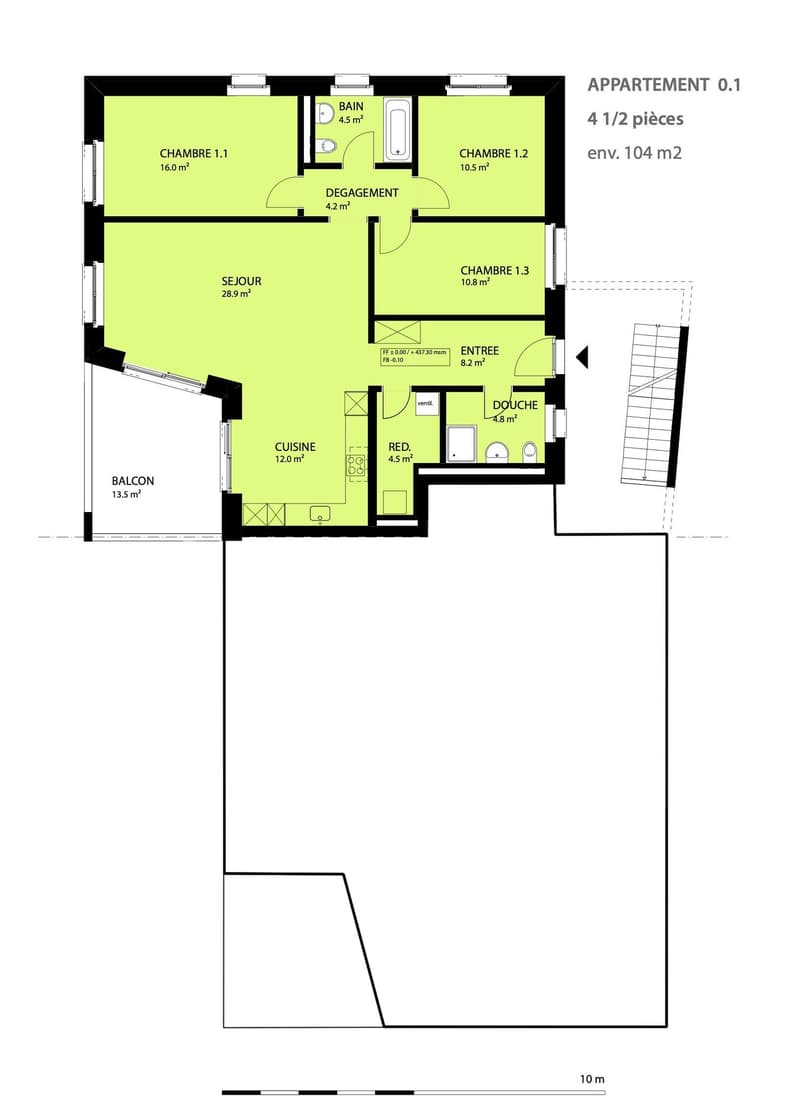 Appartamento nuovo, certificato Minergie-P, 4,5 locali a St-Ursanne (n. 0.1) (8)