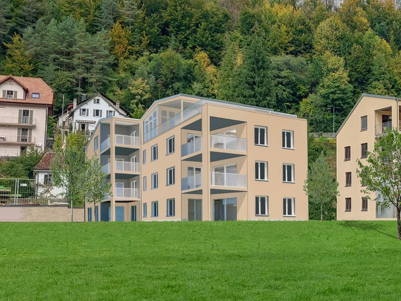 Appartamento nuovo, certificato Minergie-P, 4,5 locali a St-Ursanne (n. 0.1) (4)