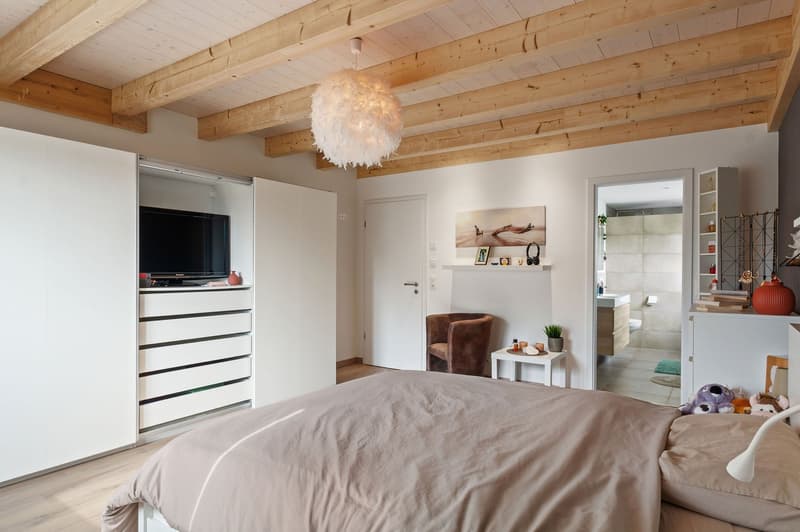 Spacious single-family house with 6.5 rooms in Courgenay with independent professional space (7)