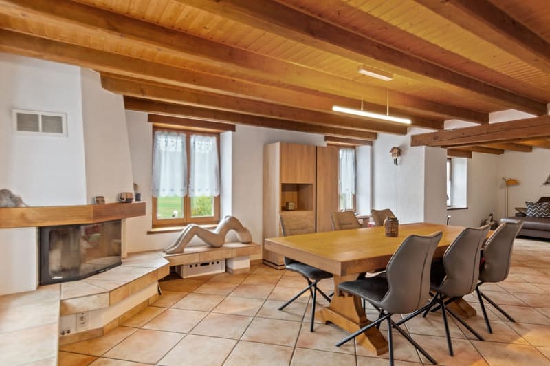 Spacieuse maison mitoyenne de 9 pièces avec espaces de travail et de stockage à Chevenez (3)