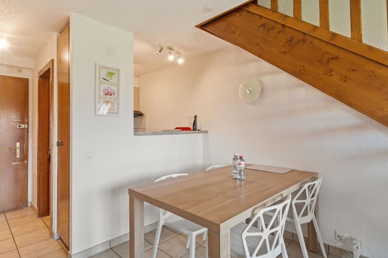 Lumineux appartement, meublé, de 2.5 pièces en duplex à Saillon (3)