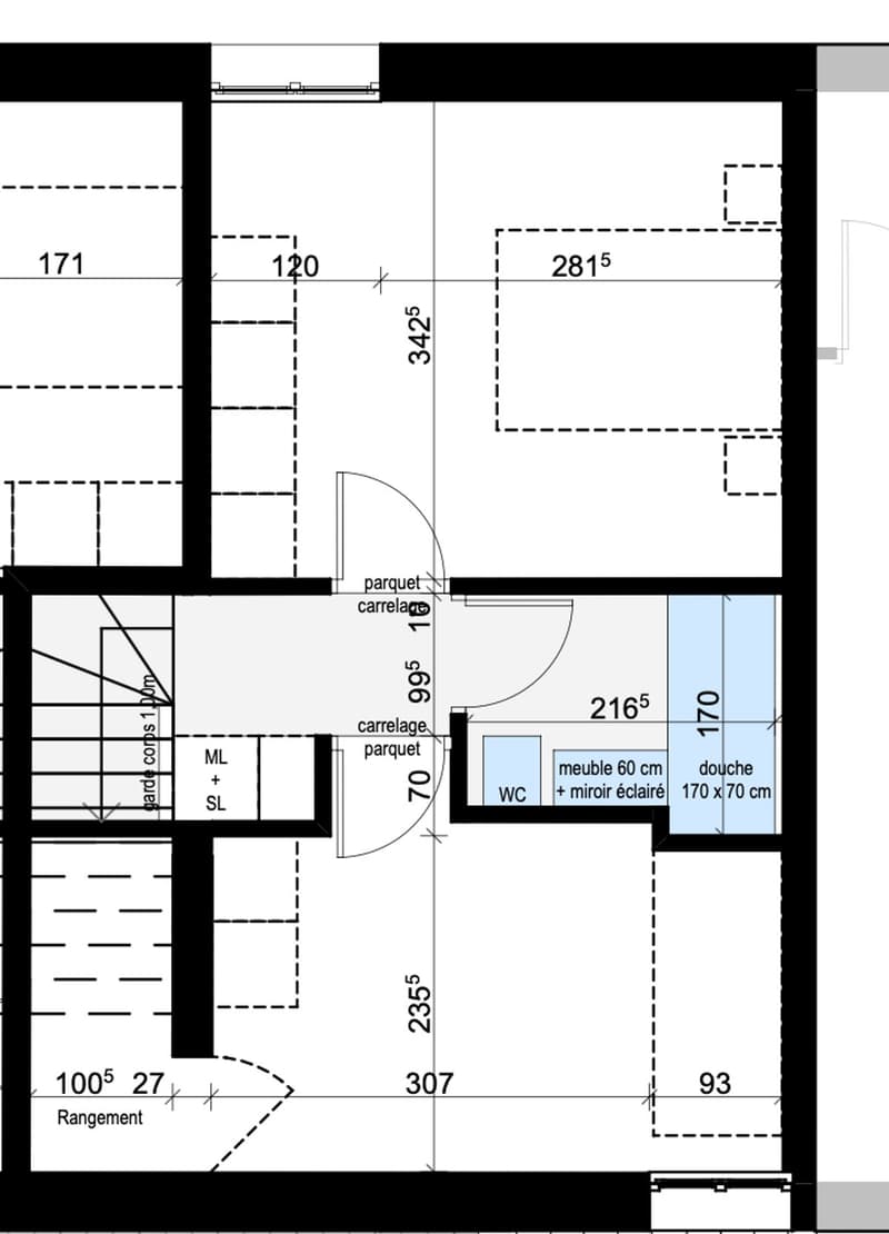 Plan rez inférieur