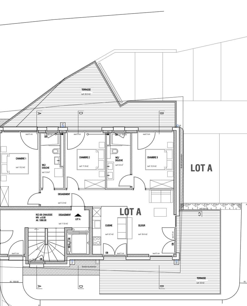 CHALET 1909 - LOT A - 4.5P GARDEN LEVEL (1)