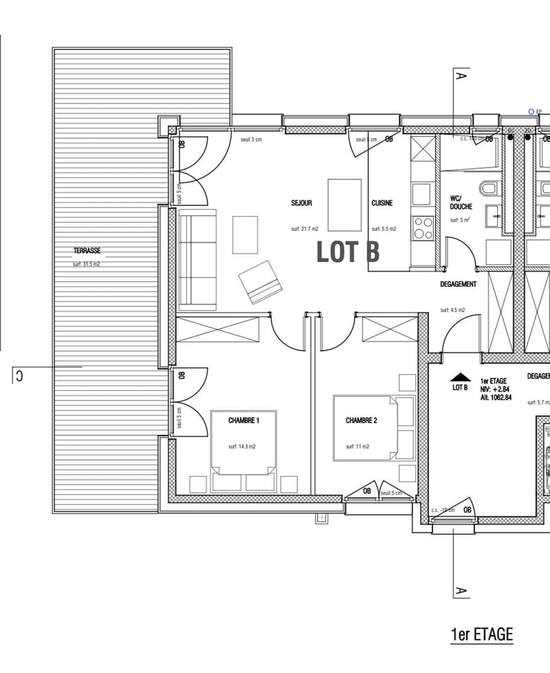 CHALET 1909 - LOT B - 3.5 rooms with garden (1)