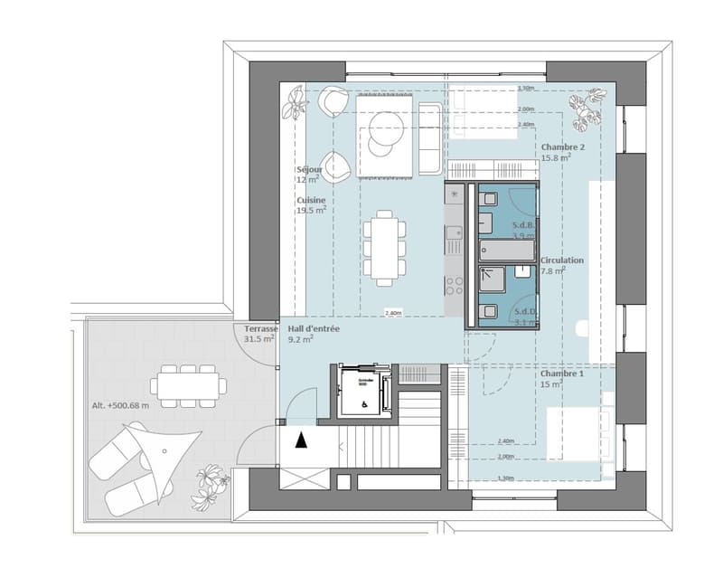 MORE THAN 5 UNITS AVAILABLE - Prilly Buissonnière - 3.5 rooms in the attic (5)