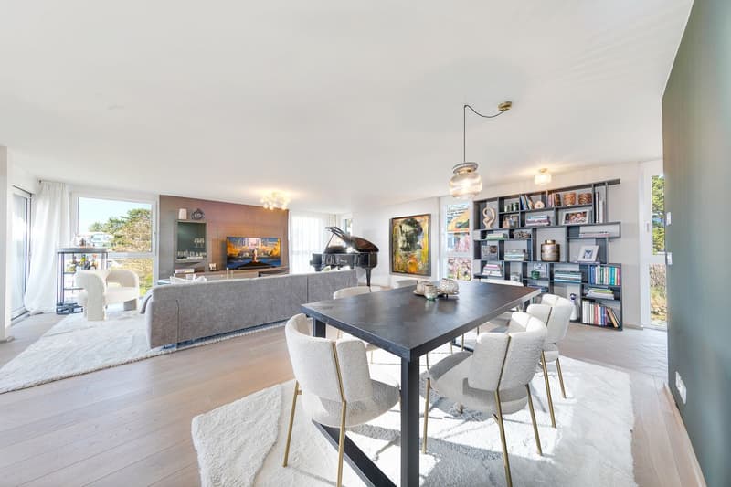 Sumptuous attic with 180-degree panoramic view of the lake and the Alps (2)