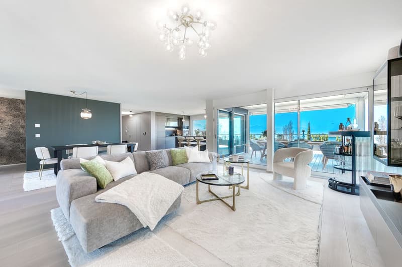 Sumptuous attic with 180-degree panoramic view of the lake and the Alps (1)