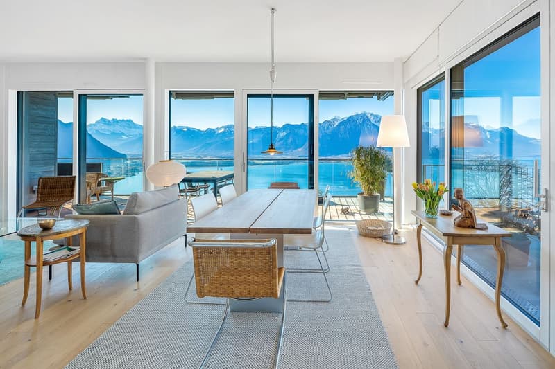 Exceptional apartment in the heights of Montreux with panoramic views of the lake (2)