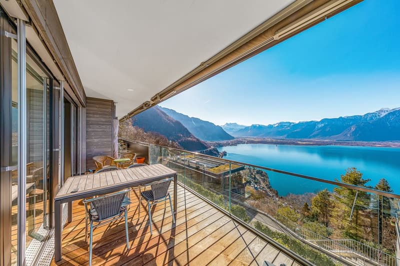 Exceptional apartment in the heights of Montreux with panoramic views of the lake (8)
