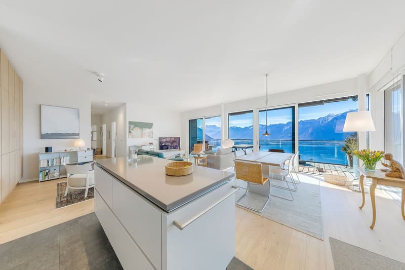 Exceptional apartment in the heights of Montreux with panoramic views of the lake (5)
