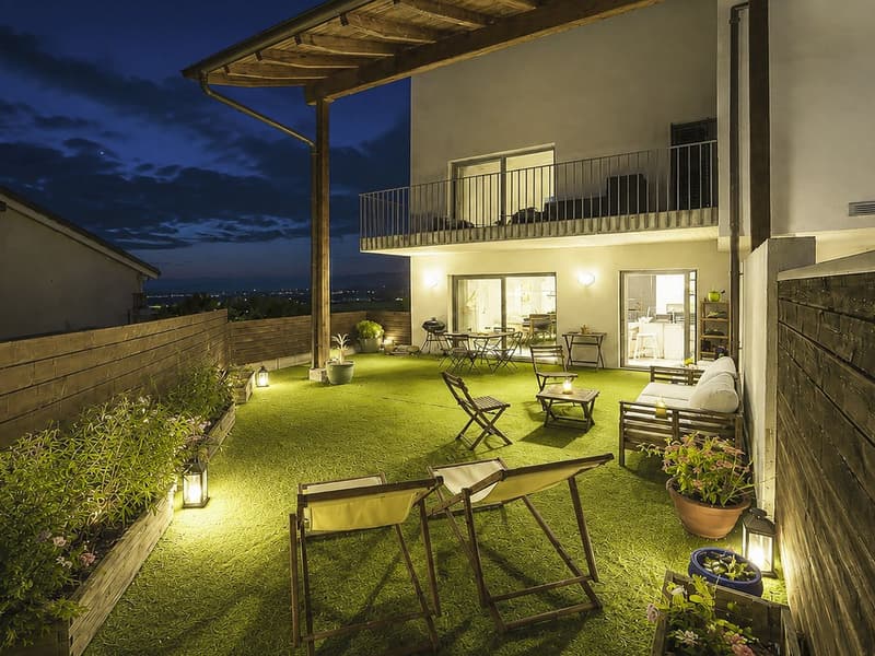 Bright apartment with a view of nature and a glimpse of the lake (5)