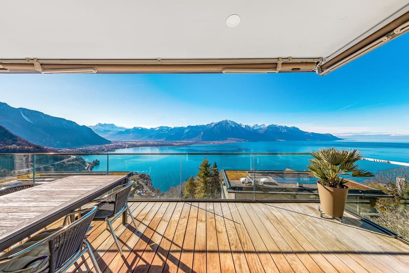 Exceptionnel appartement sur les hauts de Montreux avec vue panoramique sur le lac (1)