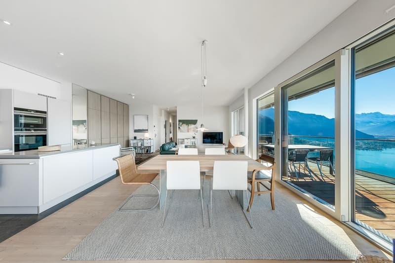Exceptionnel appartement sur les hauts de Montreux avec vue panoramique sur le lac (4)