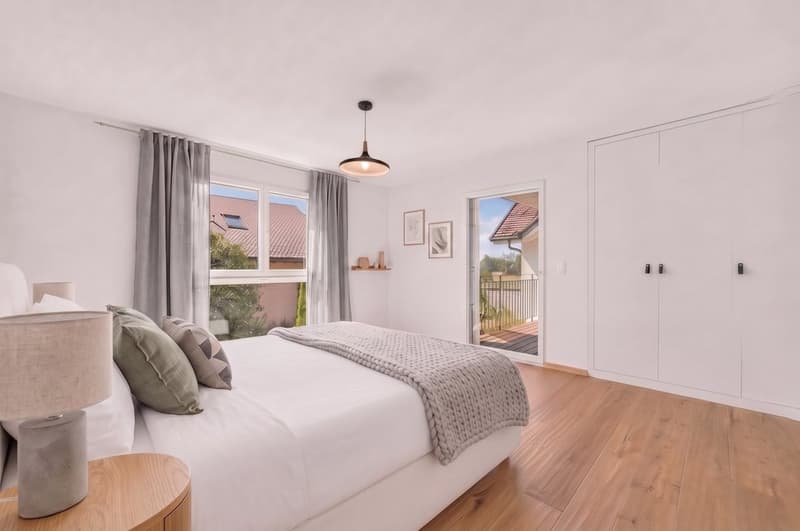 Appartement en duplex avec jardin et grand disponible, à 15 minutes de Lausanne (7)
