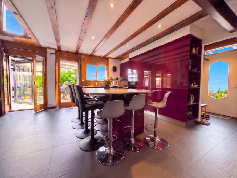 Yverdon - Attique en duplex de 5,5 pièces avec grande terrasse et véranda d'hiver (4)