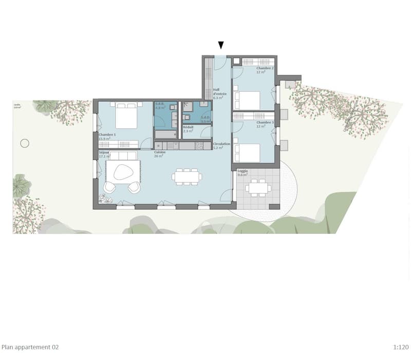 PLUS QUE 5 LOTS DISPONIBLES -  Prilly Buissonnière - 4,5 PIECES REZ-DE-JARDIN (12)